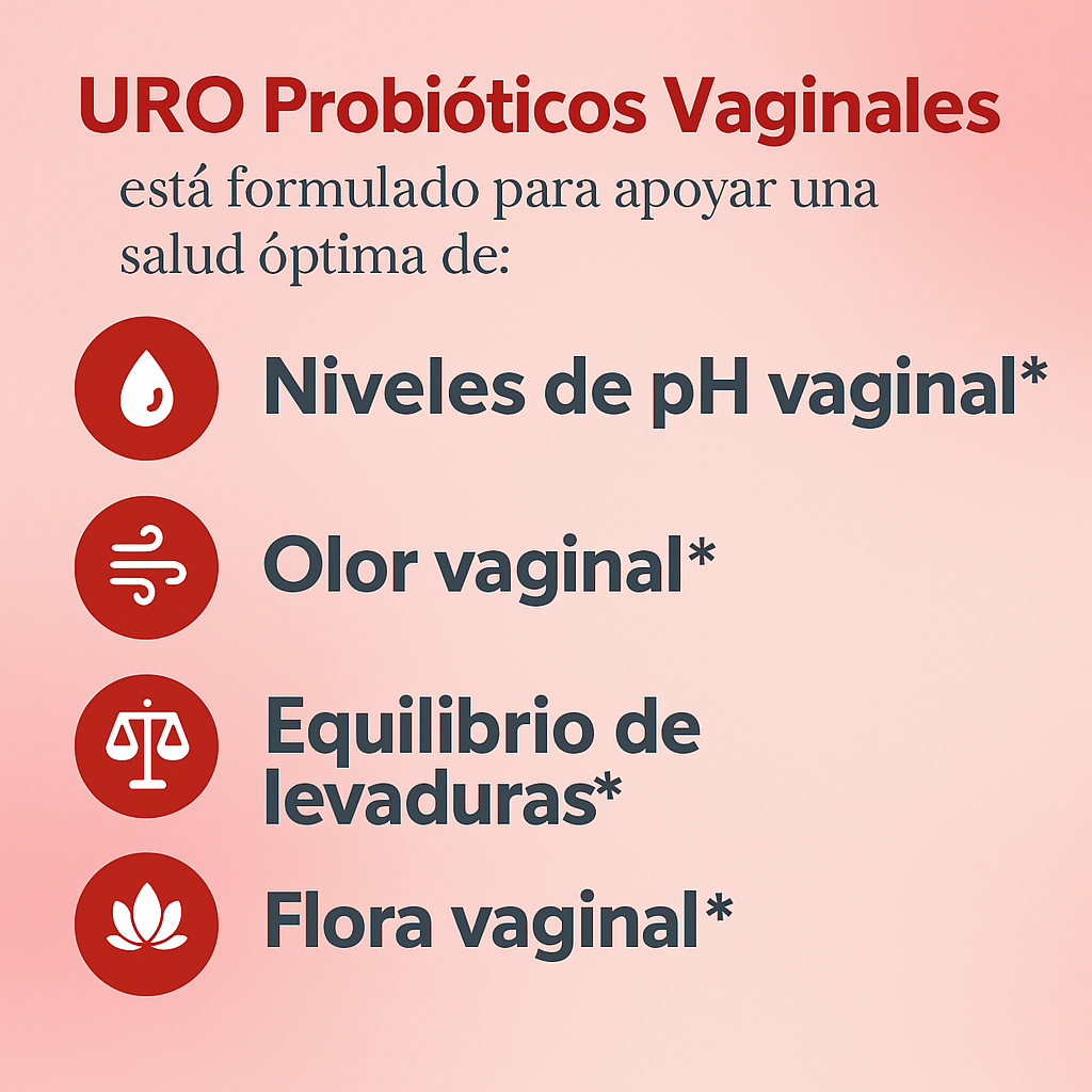 URO | PROBIÓTICOS VAGINALES (60 CAPSULAS)