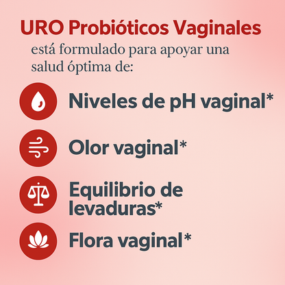 URO | PROBIÓTICOS VAGINALES (60 CAPSULAS)